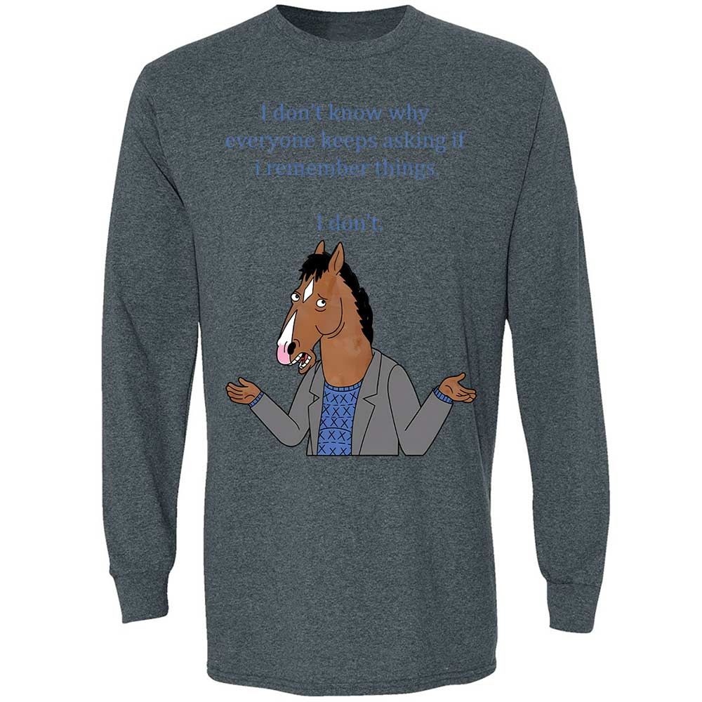 Long Sleeve T-Shirt - MCT7BL5B - Dark Heather - 15