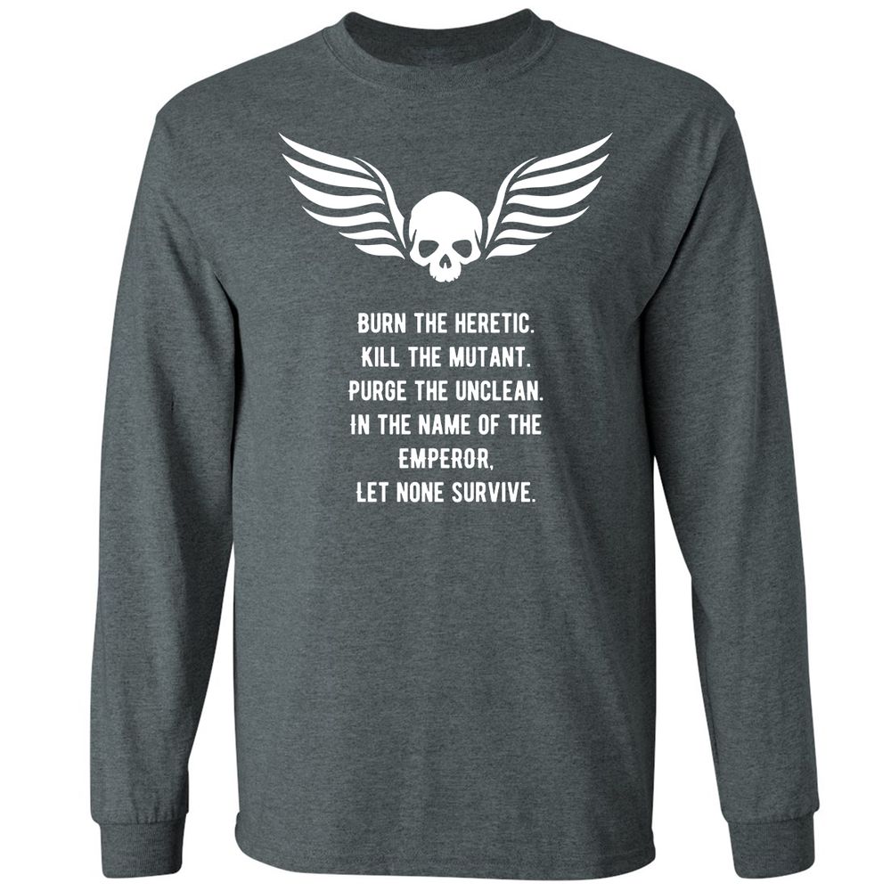 Long Sleeve T-Shirt - HU4H2GJN - Dark Heather - 15