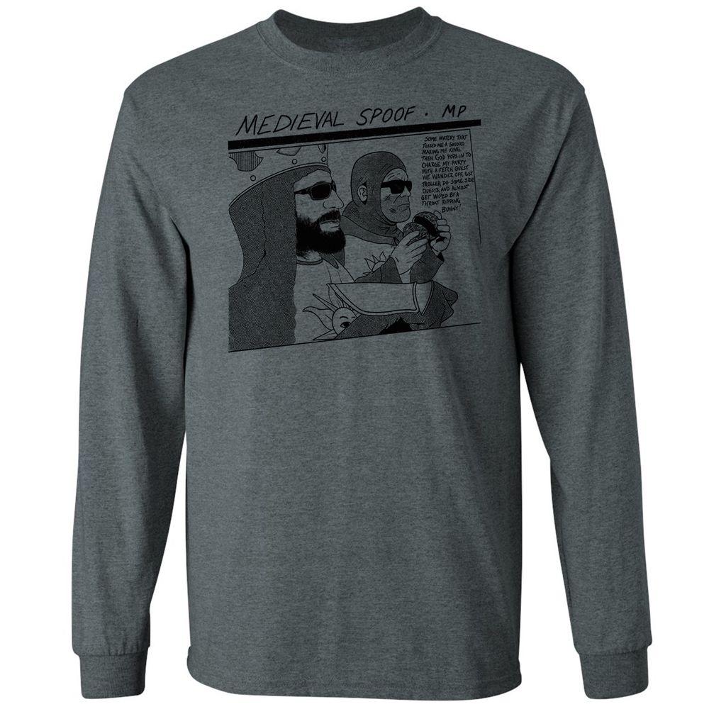 Long Sleeve T-Shirt - A8F14BKH - Dark Heather - 15