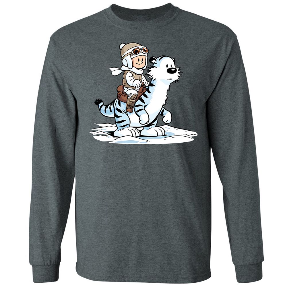 Long Sleeve T-Shirt - 4EJU4KV9 - Dark Heather - 15