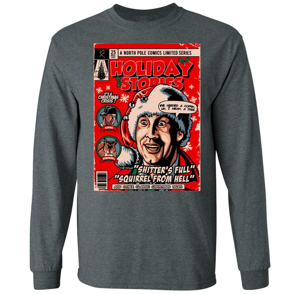 Long Sleeve T-Shirt - 8SQXNYMY - Dark Heather - 15