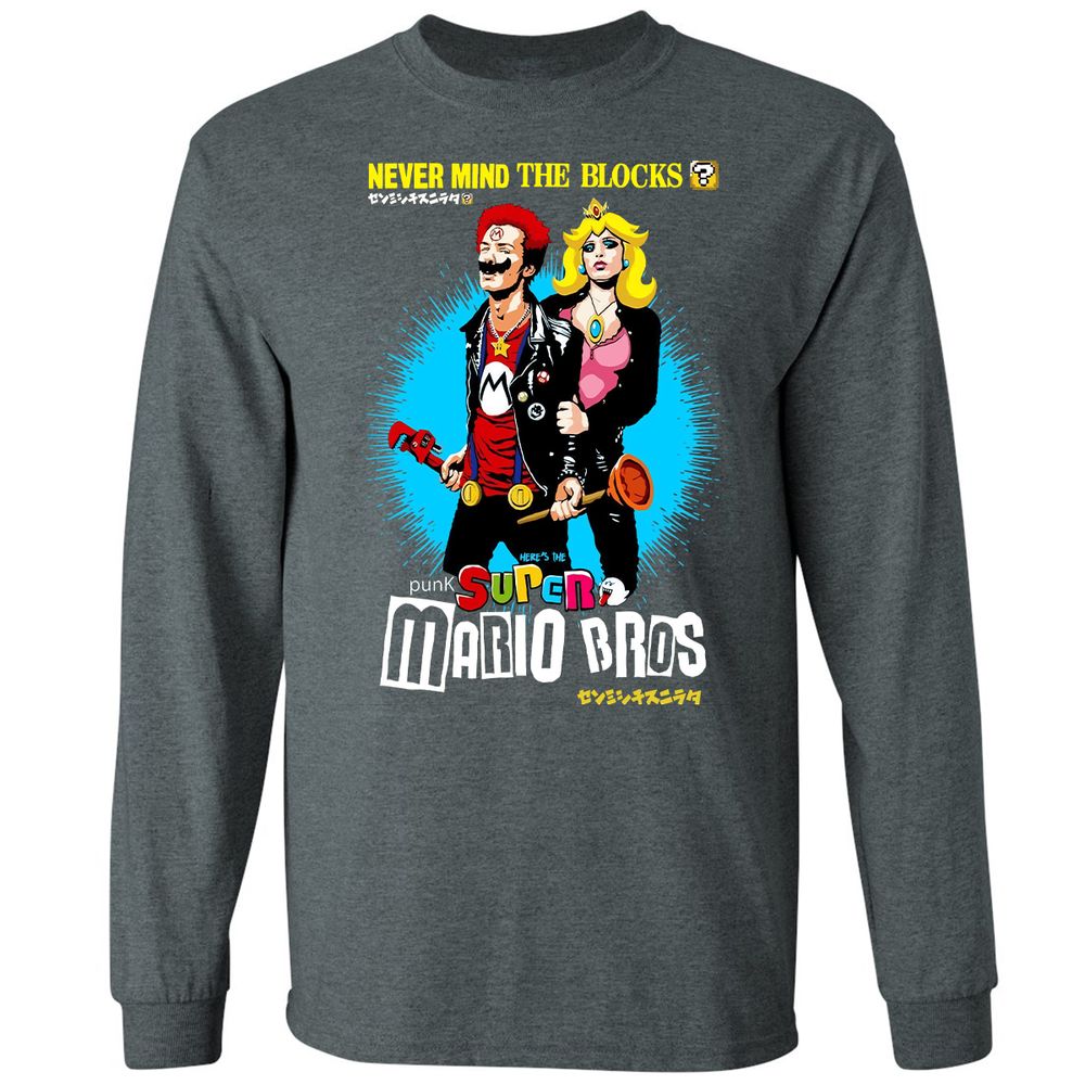 Long Sleeve T-Shirt - 76XP7YVG - Dark Heather - 15