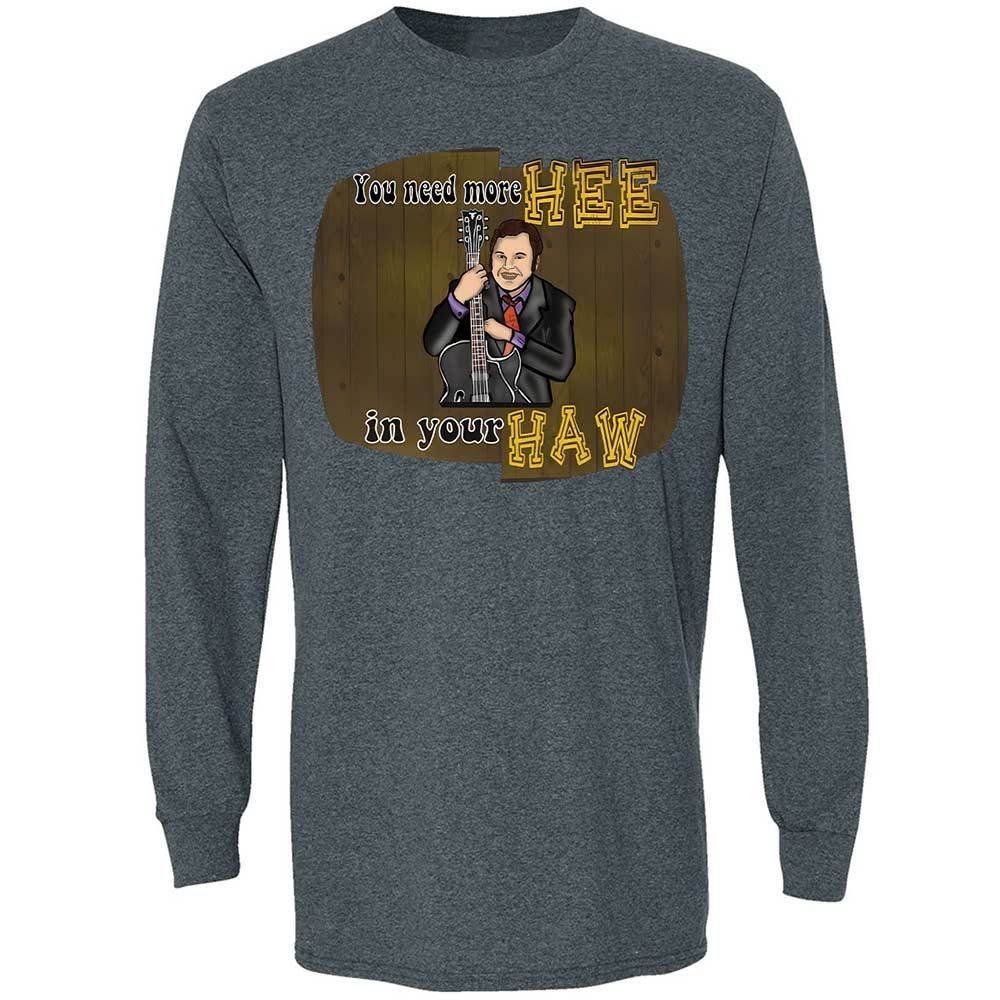 Long Sleeve T-Shirt - QY75RVZQ - Dark Heather - 15