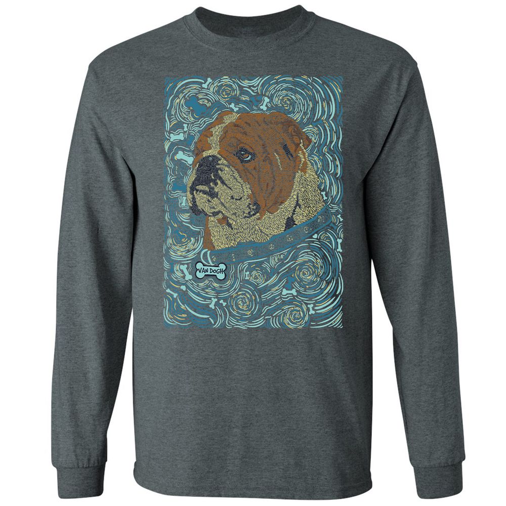 Long Sleeve T-Shirt - HQAHKS11 - Dark Heather - 15