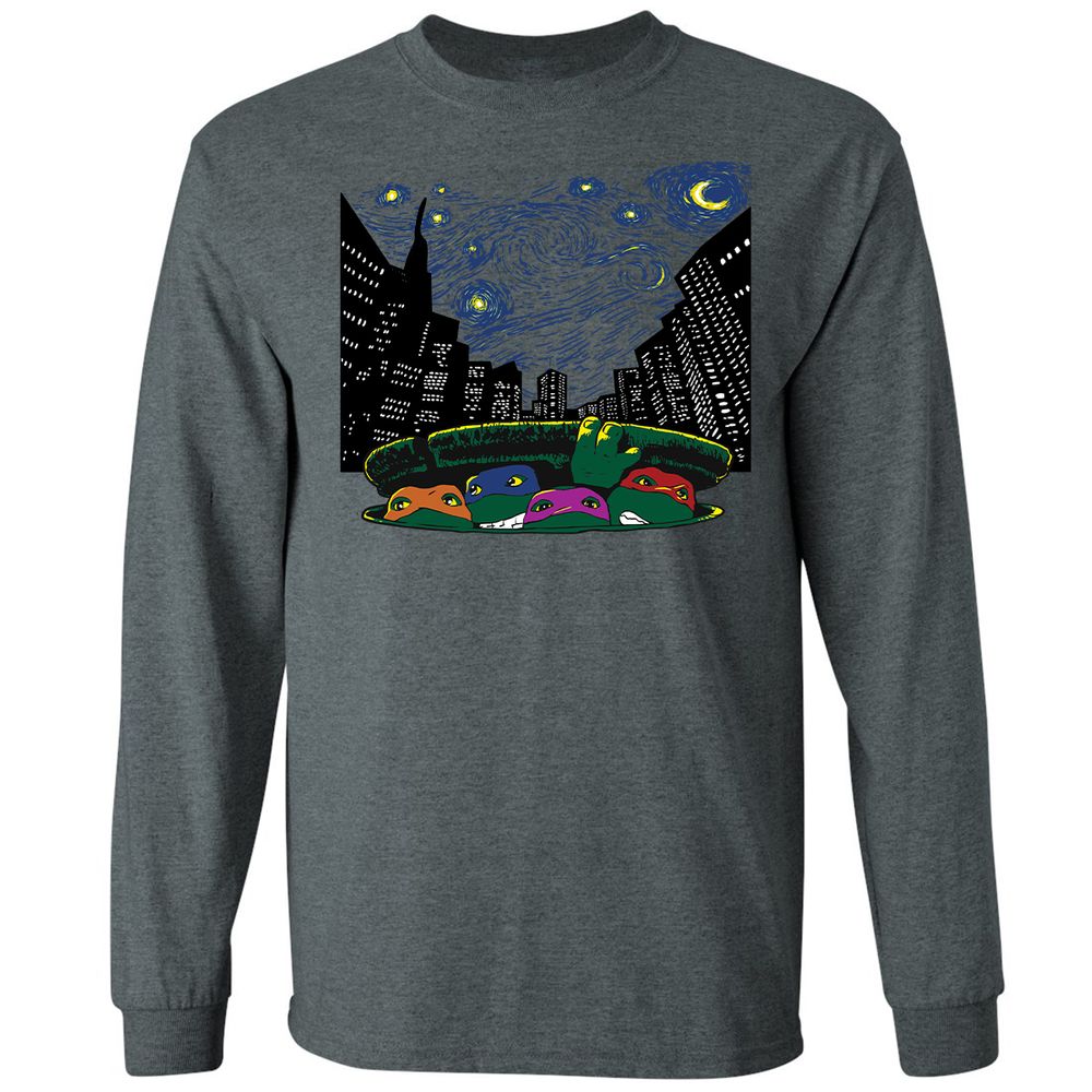 Long Sleeve T-Shirt - QYHNEHFG - Dark Heather - 15
