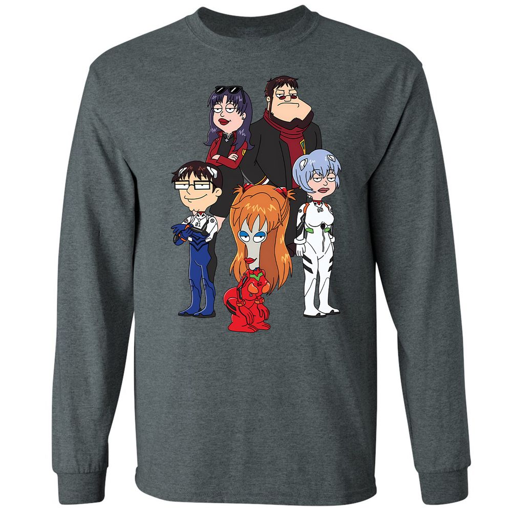 Long Sleeve T-Shirt - 8KGMSC4T - Dark Heather - 15