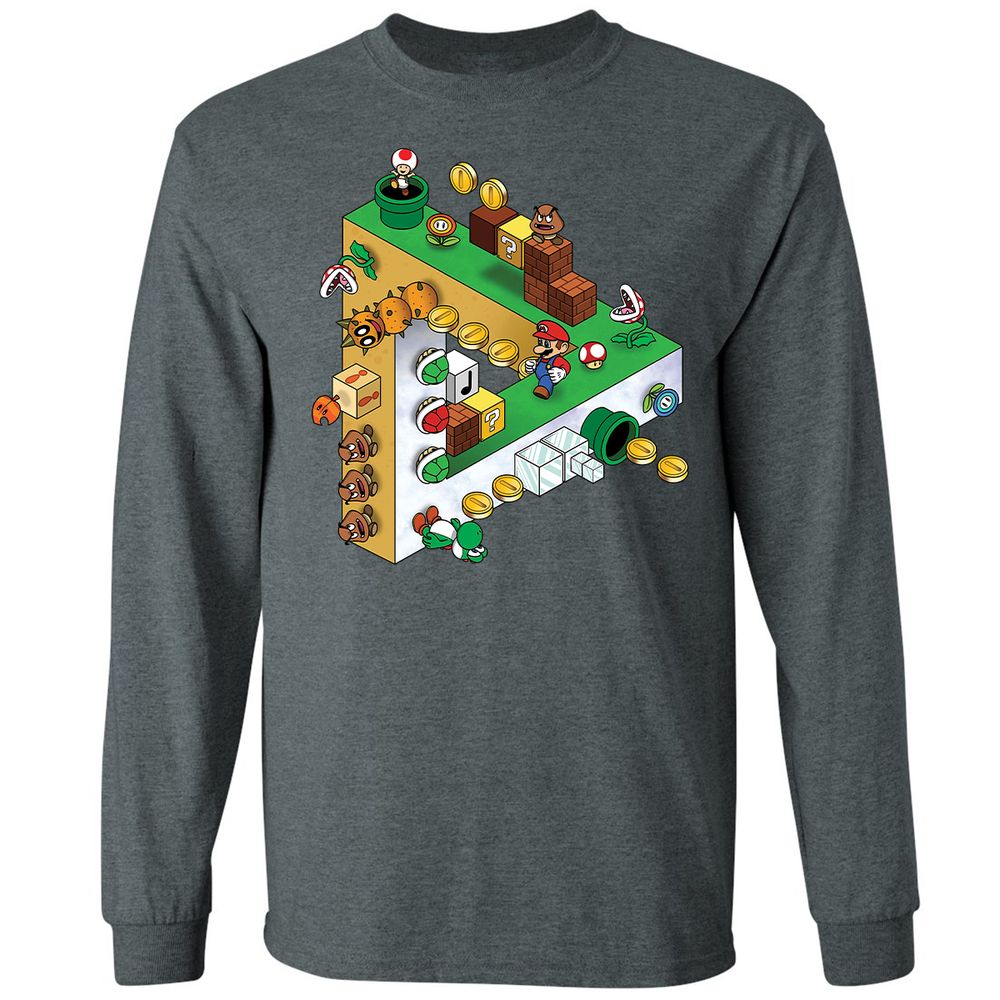 Long Sleeve T-Shirt - 5QC3UQ9H - Dark Heather - 15
