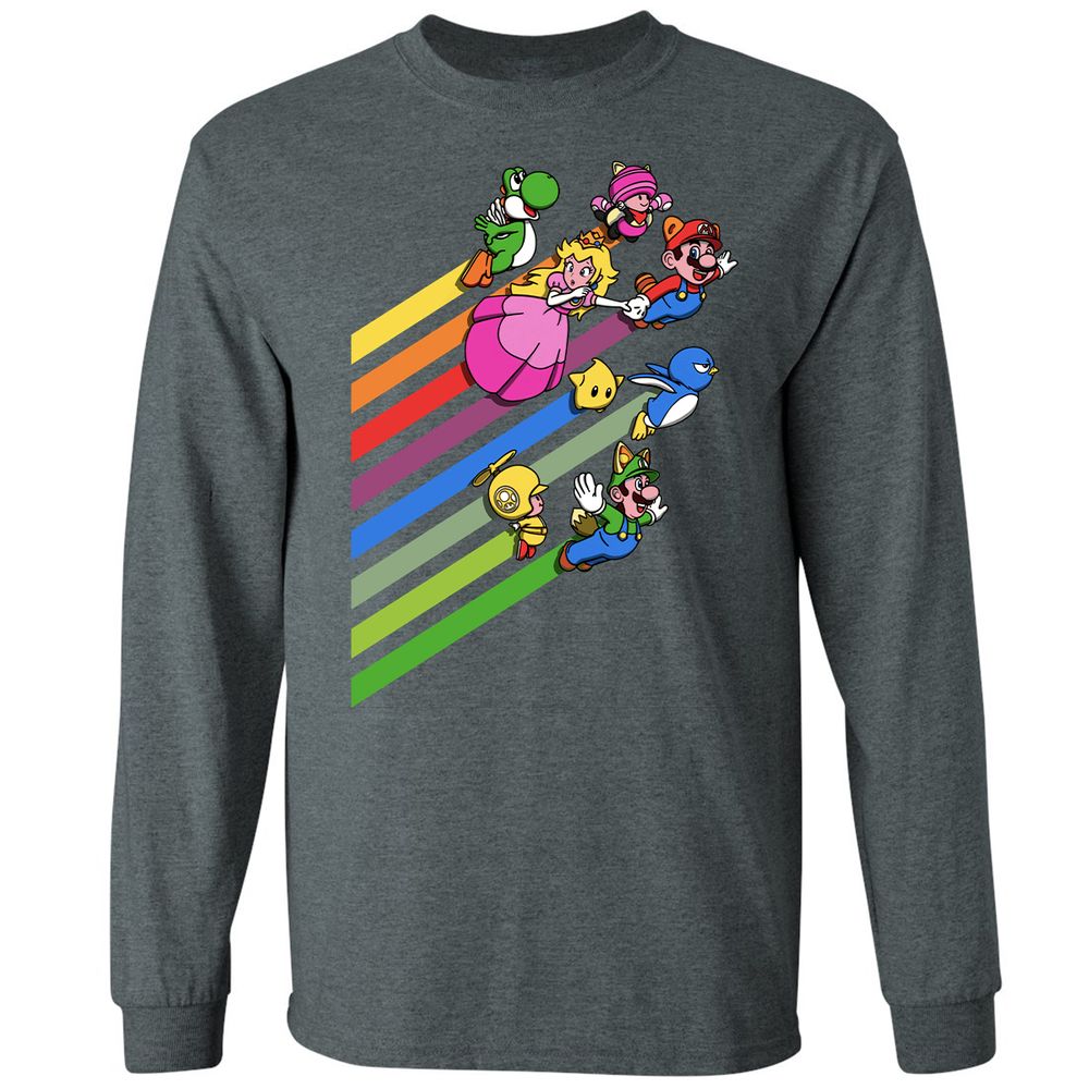 Long Sleeve T-Shirt - 6QTTUZJH - Dark Heather - 15
