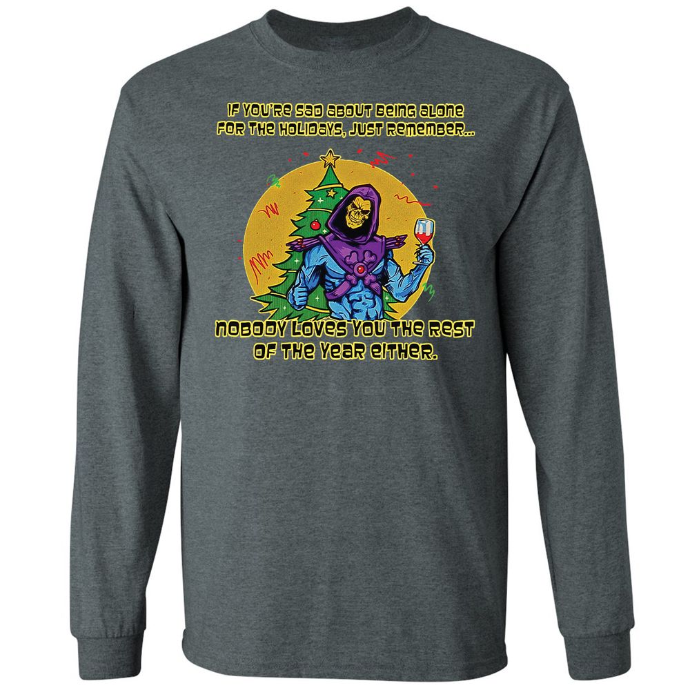 Long Sleeve T-Shirt - 7RRG71P9 - Dark Heather - 15