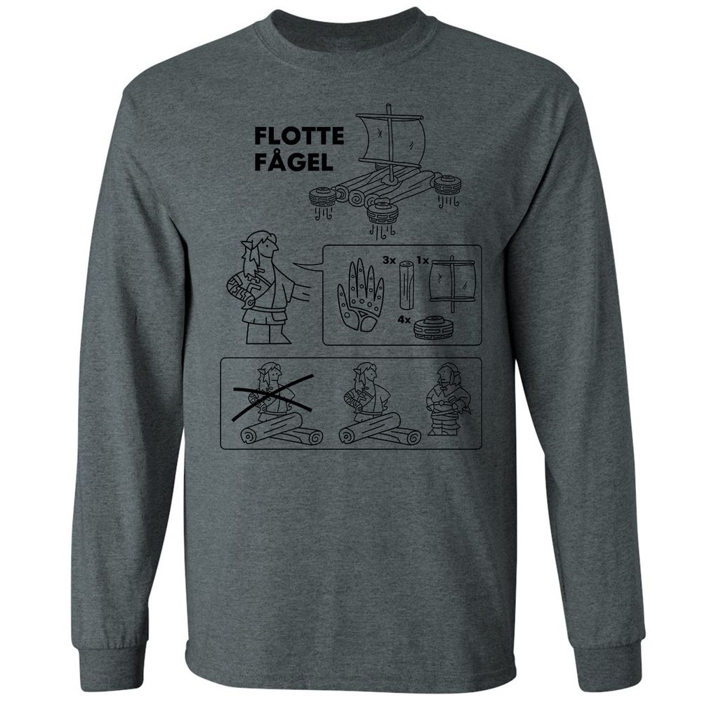 Long Sleeve T-Shirt - GYDLKMRZ - Dark Heather - 15