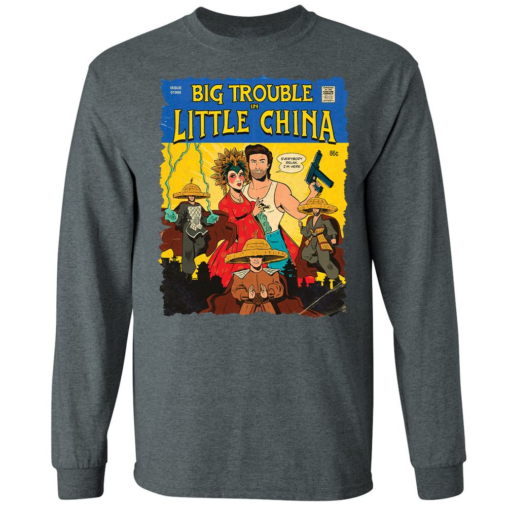 Long Sleeve T-Shirt - Z36FREN9 - Dark Heather - 15