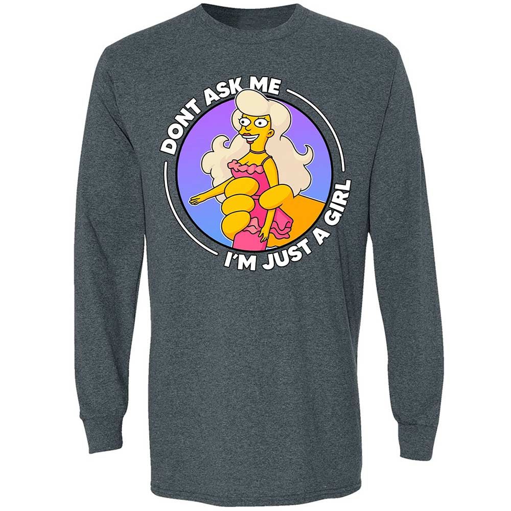 Don't Ask Me I'm Just A Girl - Dark Heather - 15