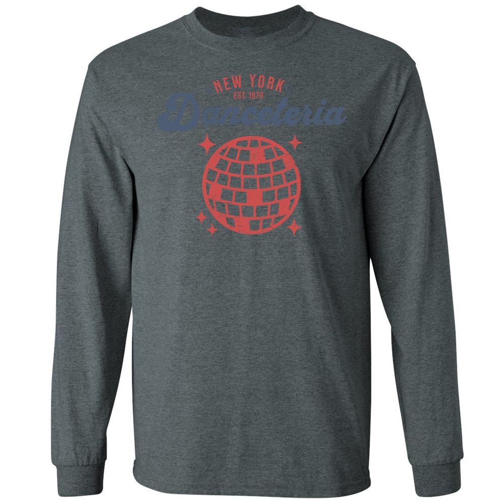 Long Sleeve T-Shirt - D1ZPGNU7 - Dark Heather - 15