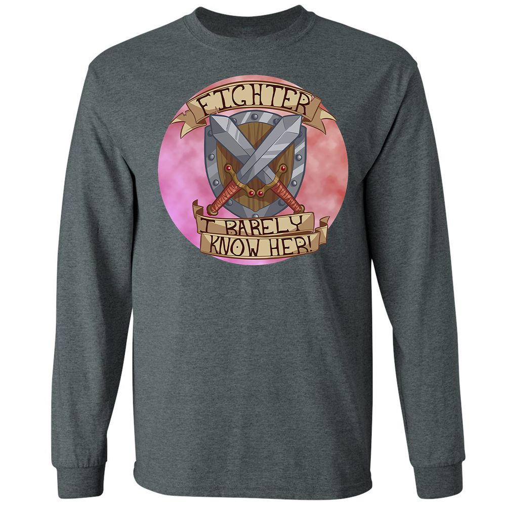 Long Sleeve T-Shirt - HF5ZFBT2 - Dark Heather - 15