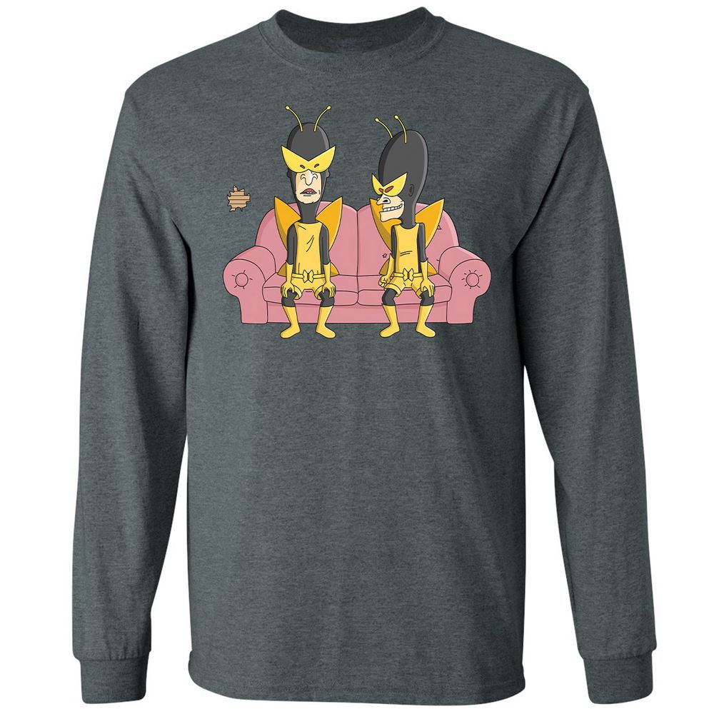Long Sleeve T-Shirt - 7WZNLW47 - Dark Heather - 15
