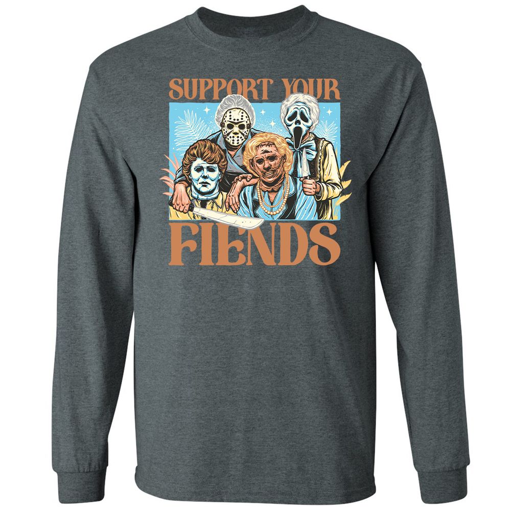 Long Sleeve T-Shirt - G8B8J5ZV - Dark Heather - 15