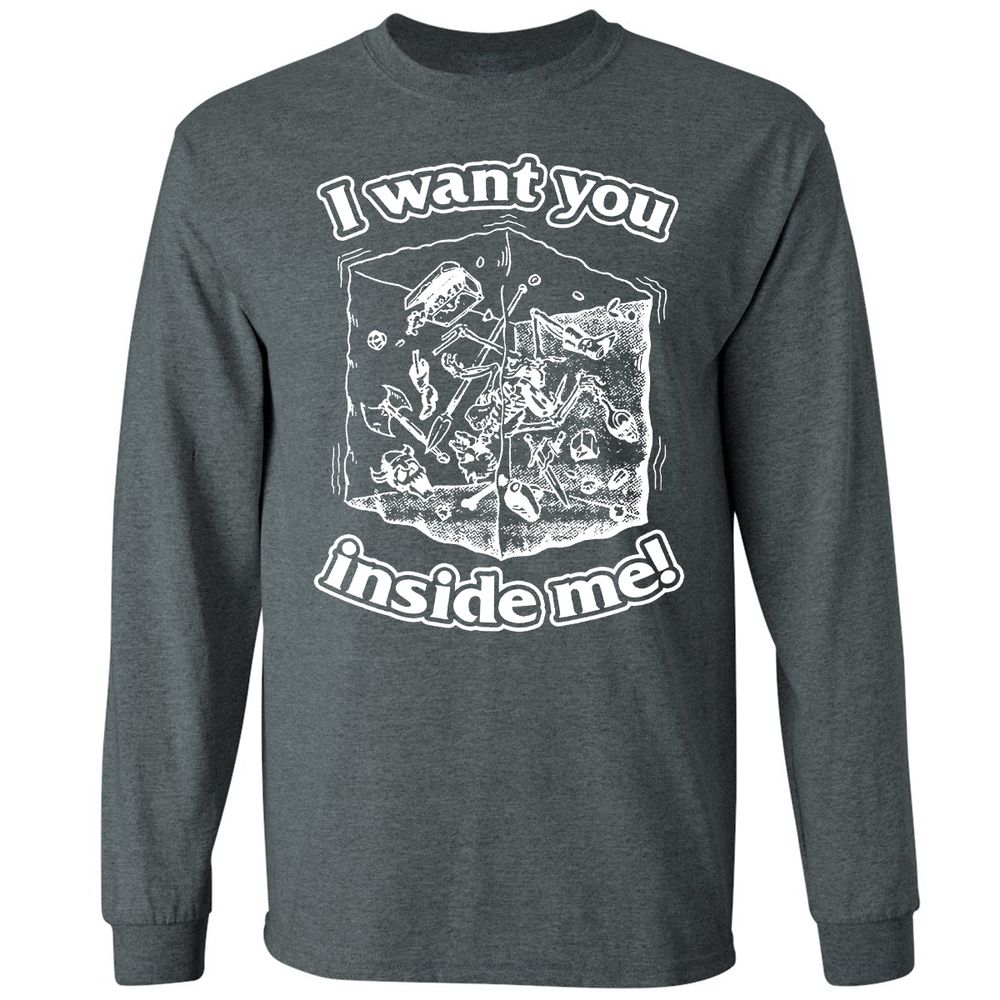 Long Sleeve T-Shirt - 6QS6SEHC - Dark Heather - 15