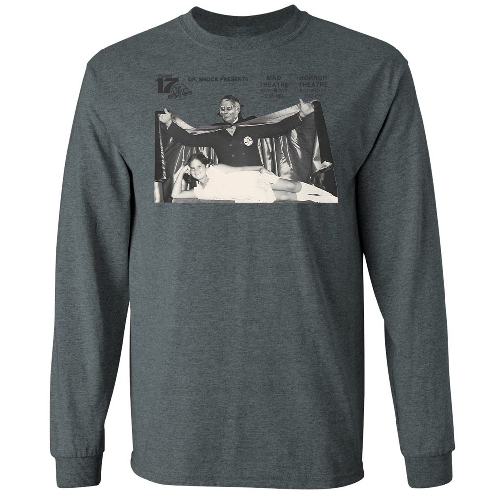 Long Sleeve T-Shirt - 5RAYFNUD - Dark Heather - 15