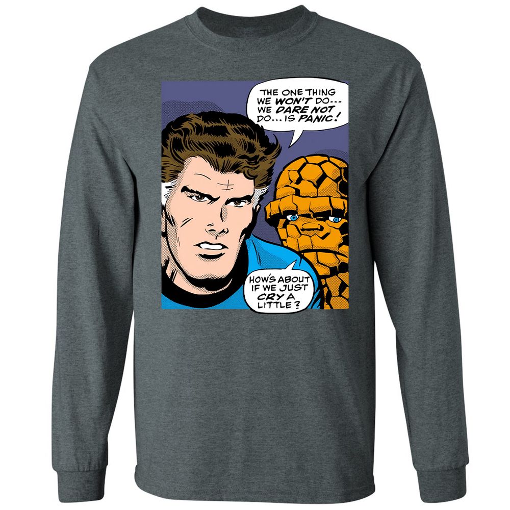 Long Sleeve T-Shirt - G1FV5QY9 - Dark Heather - 15