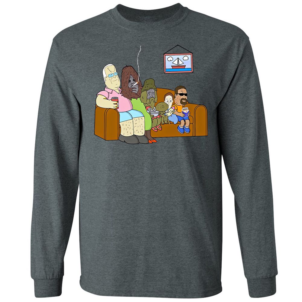 Long Sleeve T-Shirt - ZD7HH47E - Dark Heather - 15