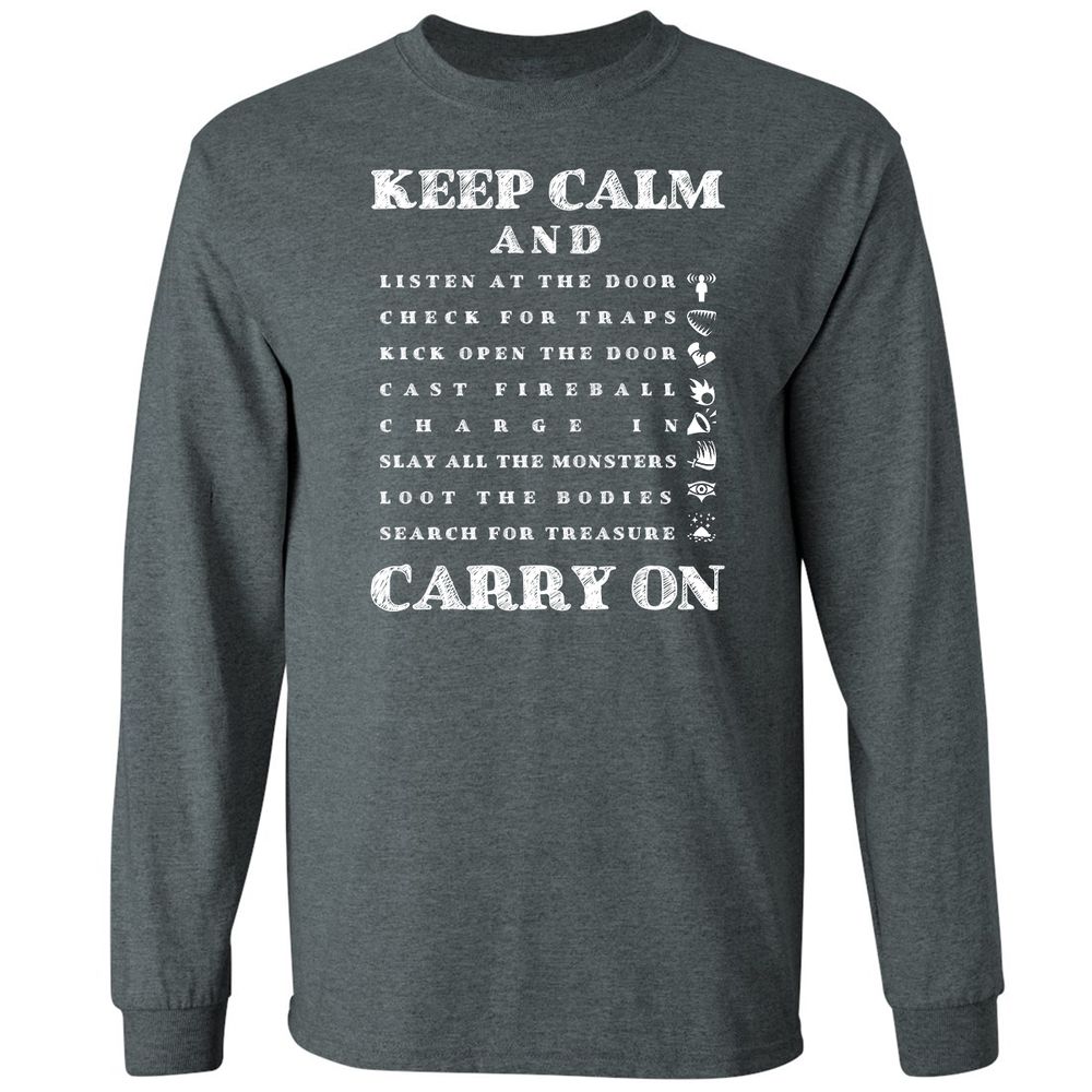 Long Sleeve T-Shirt - 2HH7PA19 - Dark Heather - 15