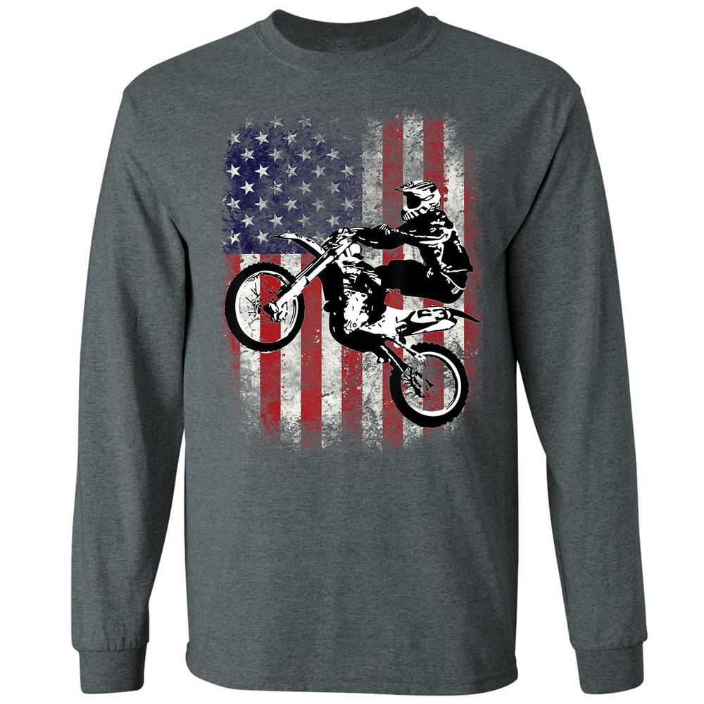 Long Sleeve T-Shirt - CQQT68G8 - Dark Heather - 15