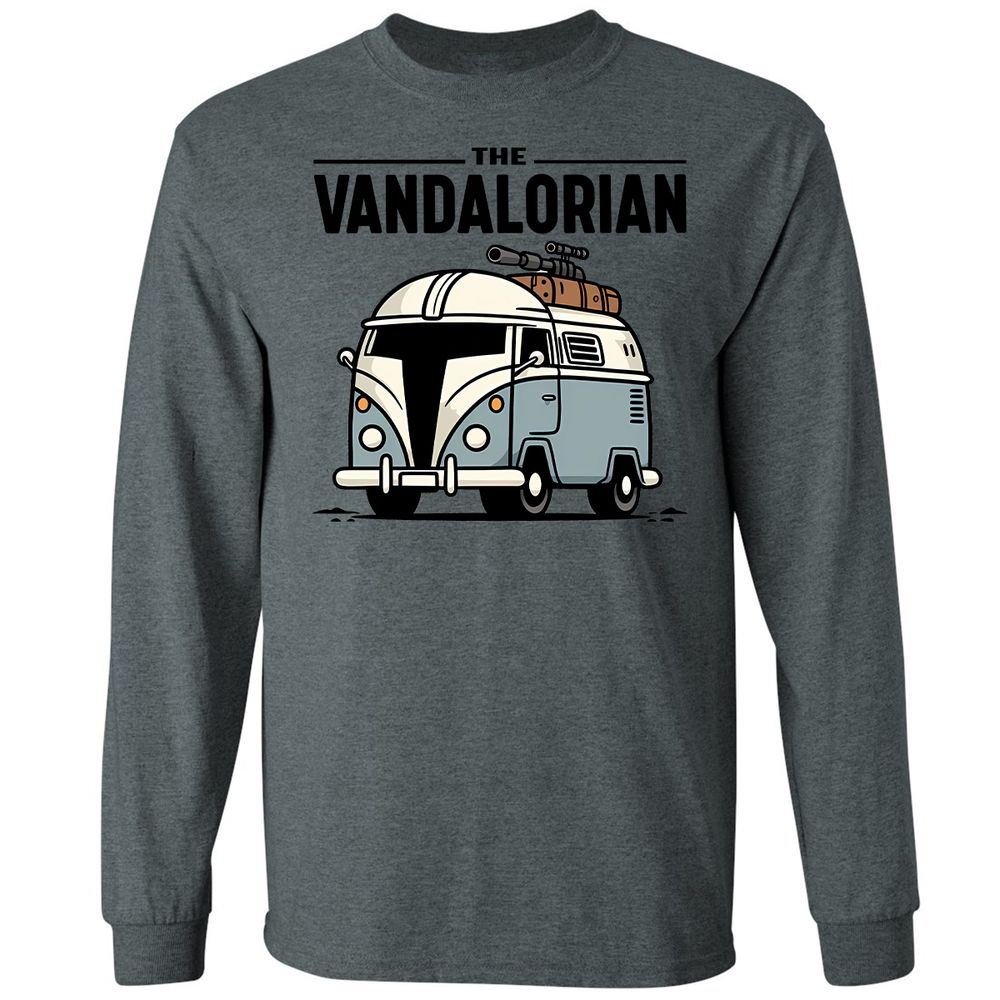 Long Sleeve T-Shirt - C7BPV85K - Dark Heather - 15