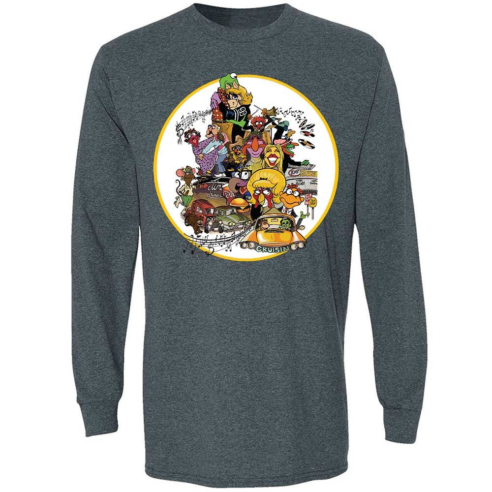 Muppet Graffiti - Dark Heather - 15