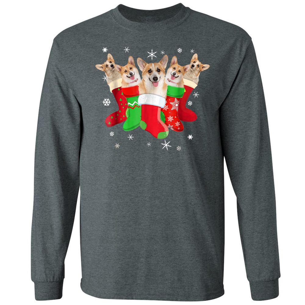 Long Sleeve T-Shirt - 1DFK3GPN - Dark Heather - 15