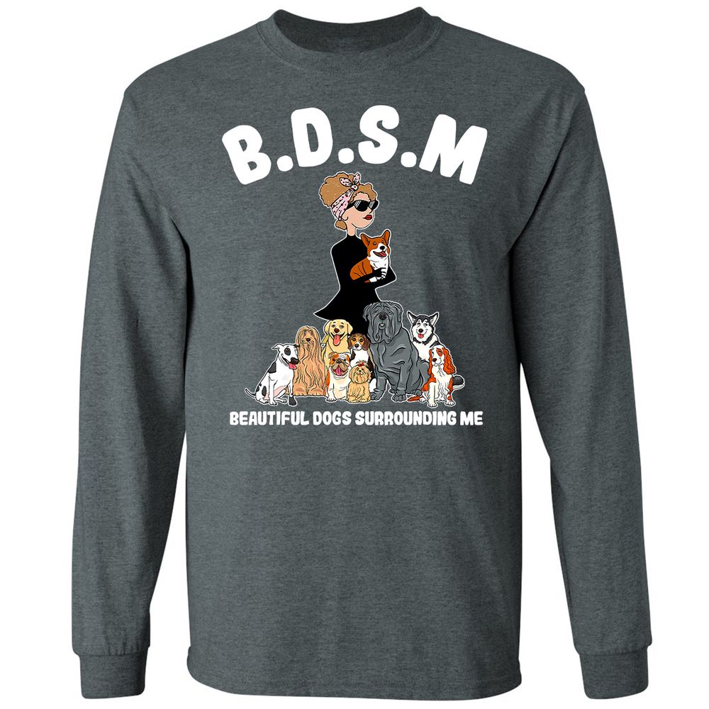 Long Sleeve T-Shirt - HCBXAN1U - Dark Heather - 15