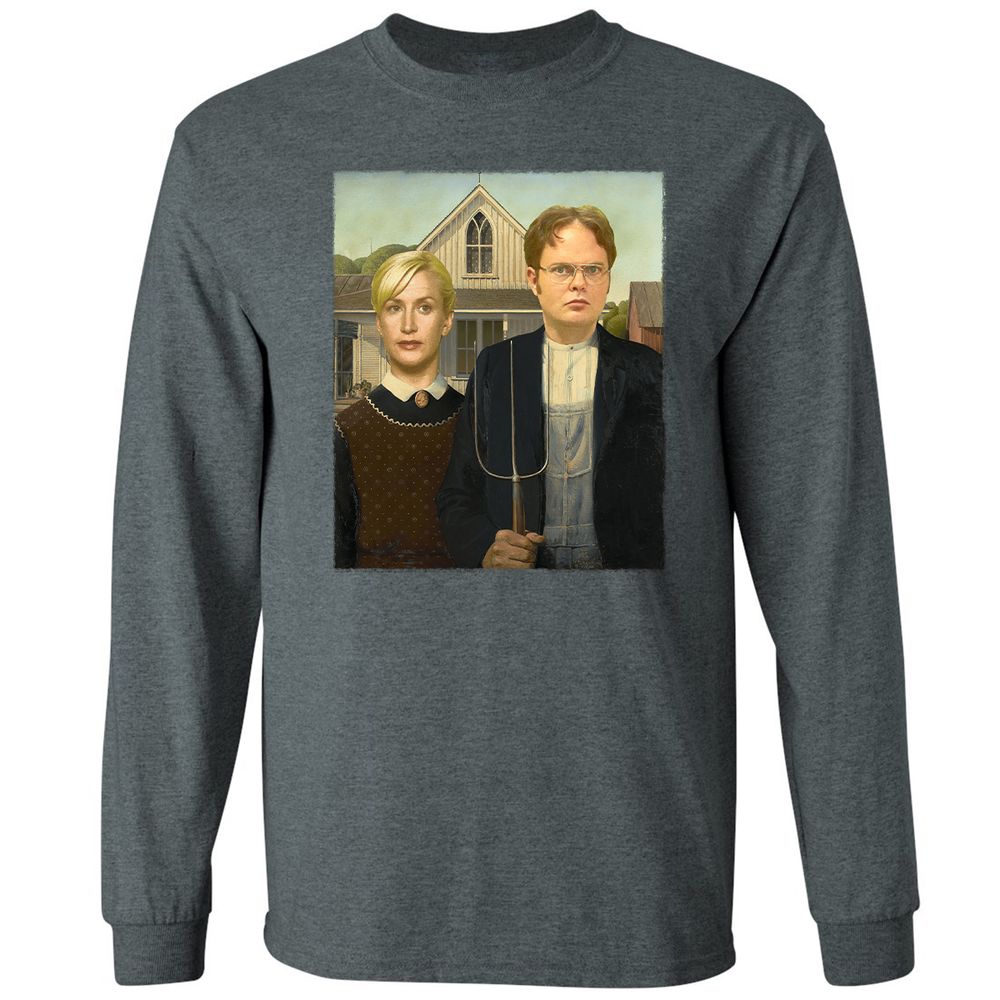 Long Sleeve T-Shirt - JJDY3QPW - Dark Heather - 15