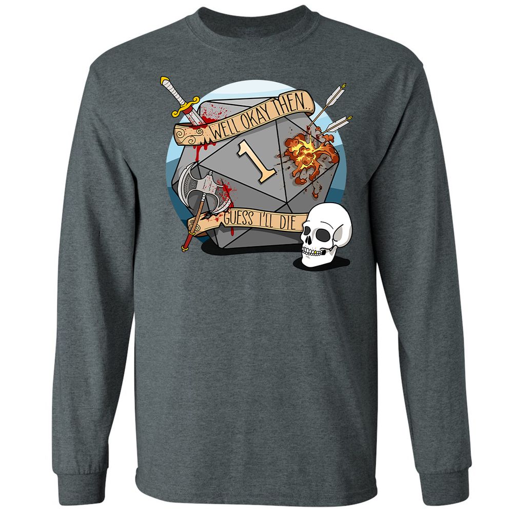 Long Sleeve T-Shirt - Q38URSL3 - Dark Heather - 15