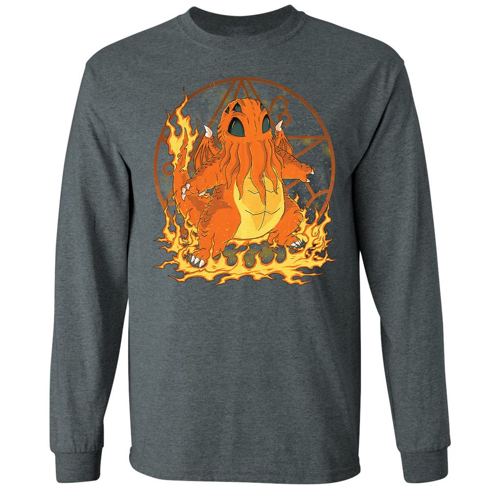 Long Sleeve T-Shirt - YYH5L7NF - Dark Heather - 15