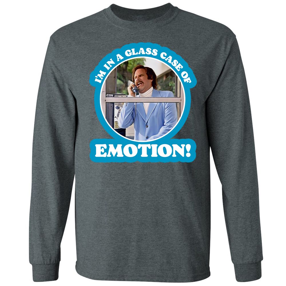 Long Sleeve T-Shirt - E5JVEUN9 - Dark Heather - 15