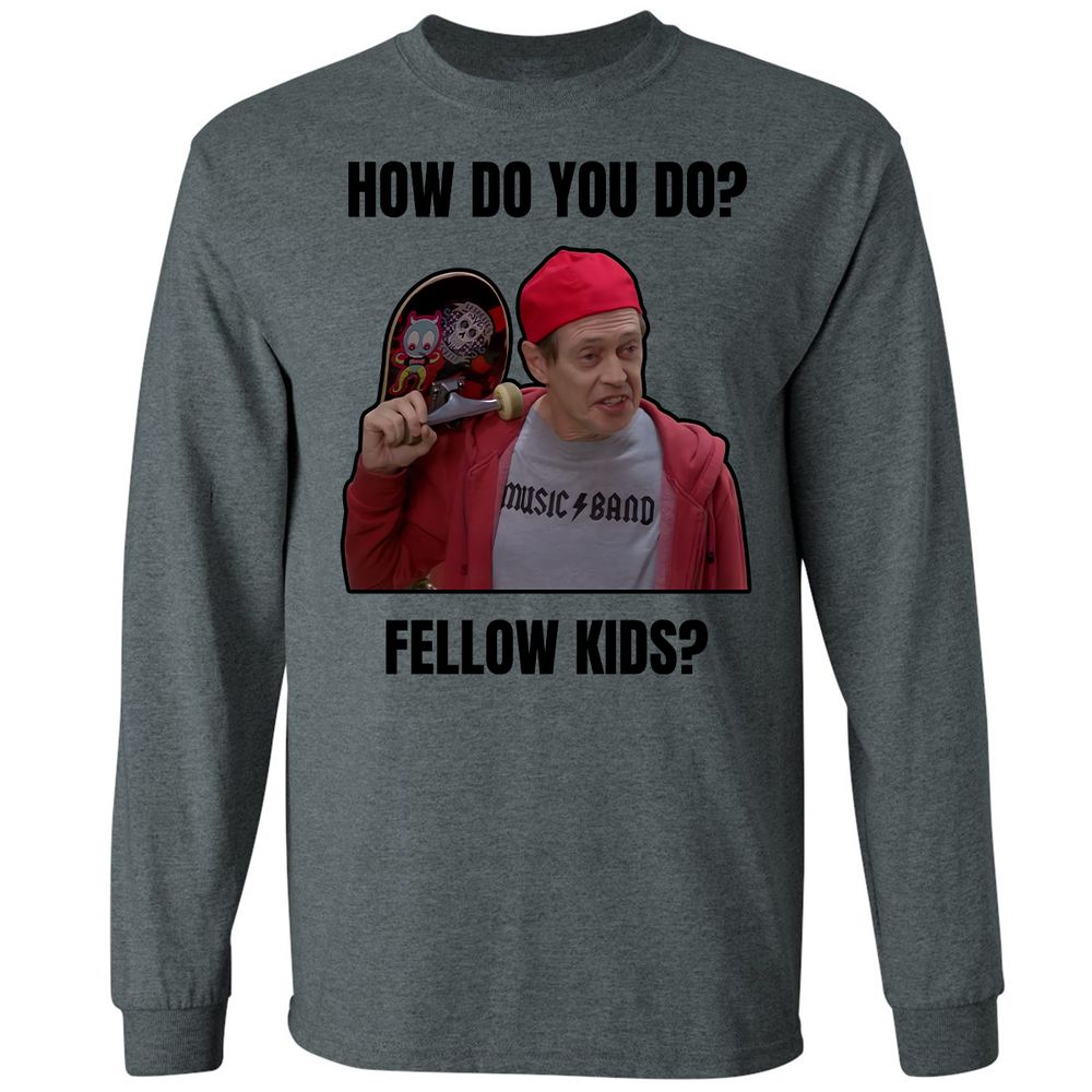 Long Sleeve T-Shirt - PBX3QDB2 - Dark Heather - 15