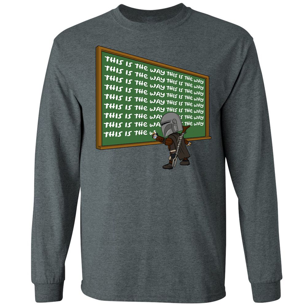 Long Sleeve T-Shirt - QMDVVQRF - Dark Heather - 15