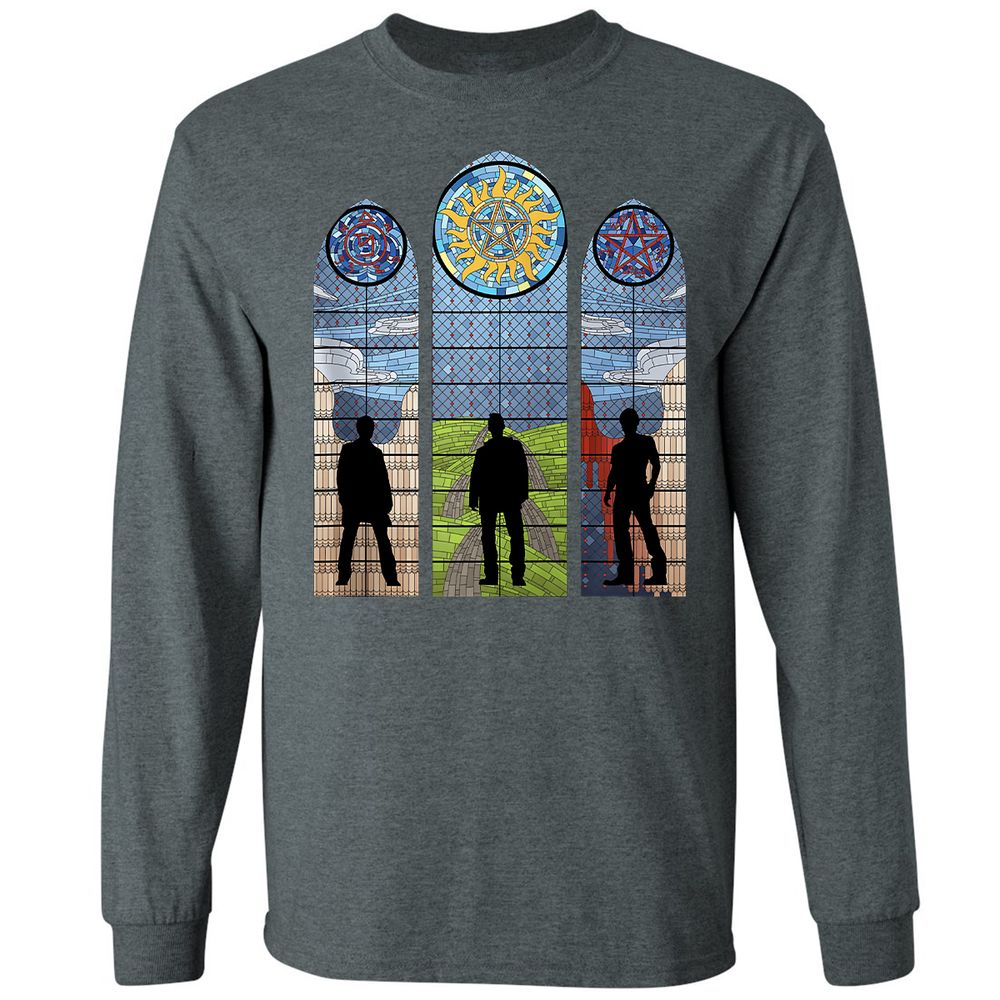 Long Sleeve T-Shirt - YDJK9U5Y - Dark Heather - 15