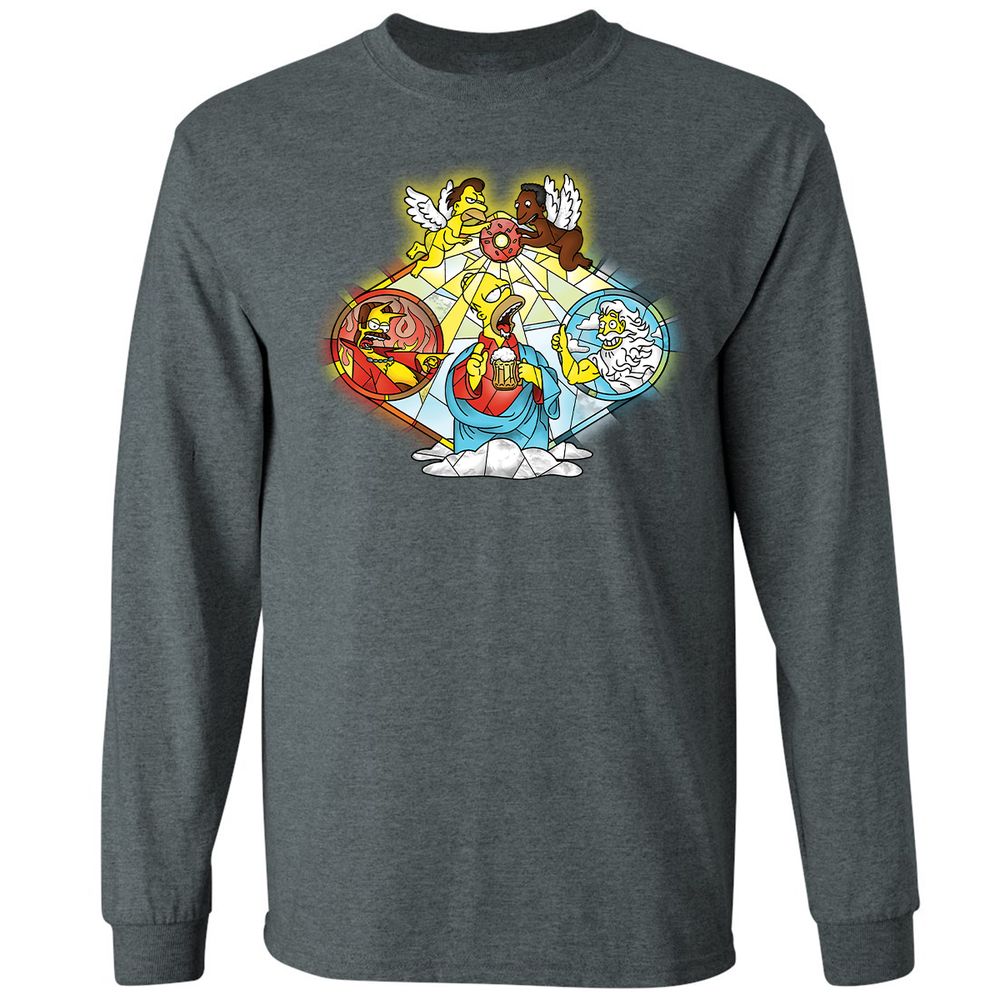 Long Sleeve T-Shirt - AW8JQ3Z7 - Dark Heather - 15