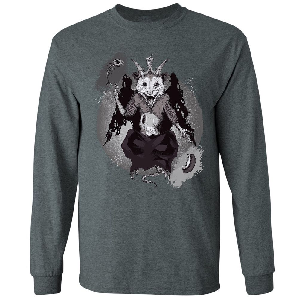 Long Sleeve T-Shirt - 4BDCHPYE - Dark Heather - 15