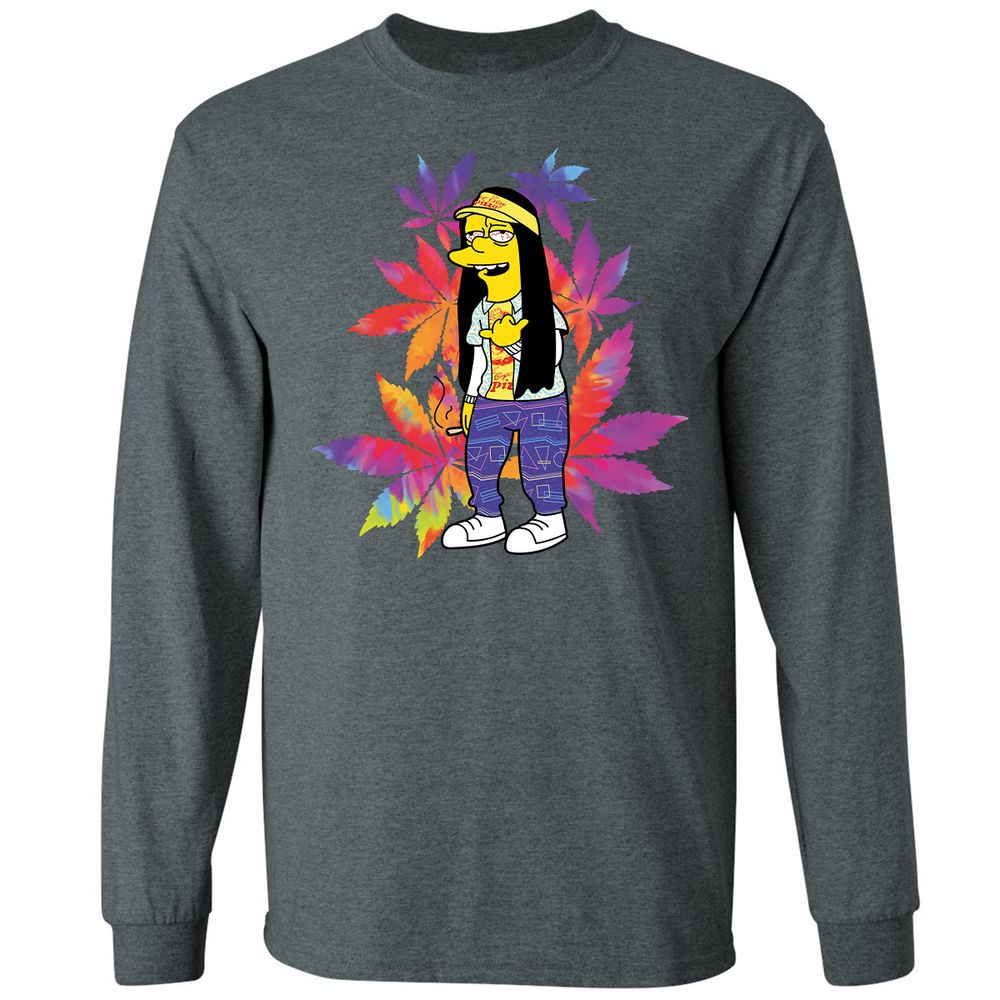 Long Sleeve T-Shirt - 5V6NKQSP - Dark Heather - 15