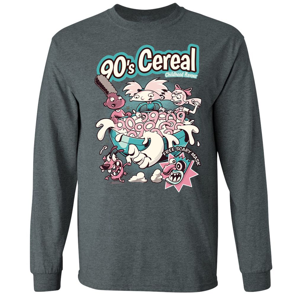 Long Sleeve T-Shirt - TRBF1XJU - Dark Heather - 15