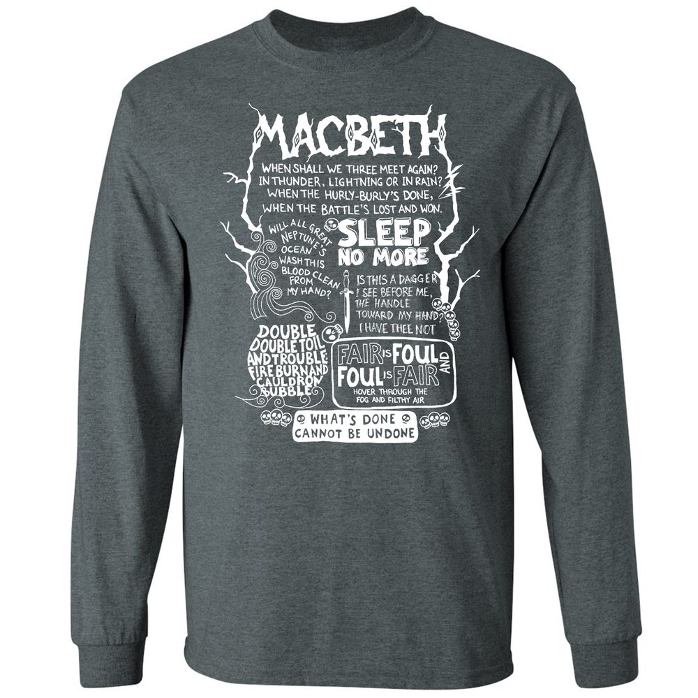 Long Sleeve T-Shirt - H32S8TK7 - Dark Heather - 15