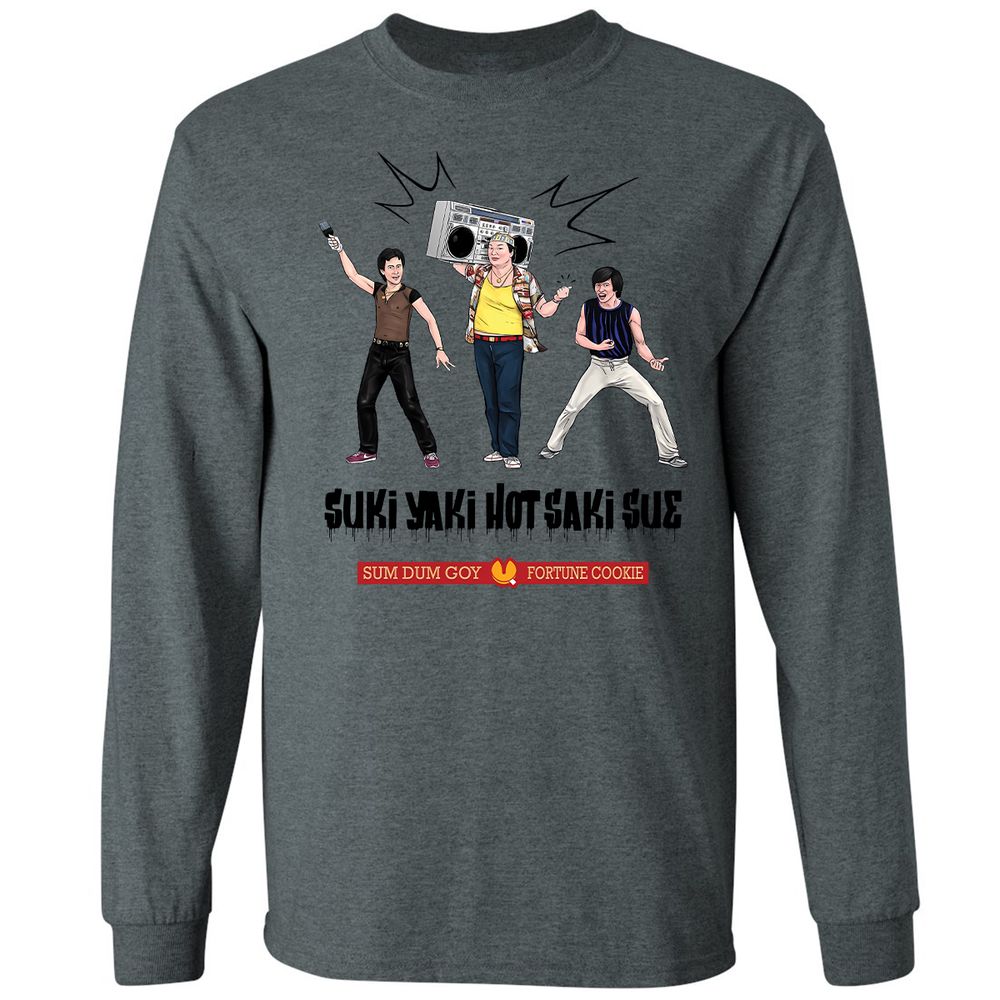 Long Sleeve T-Shirt - B7ABTDC1 - Dark Heather - 15