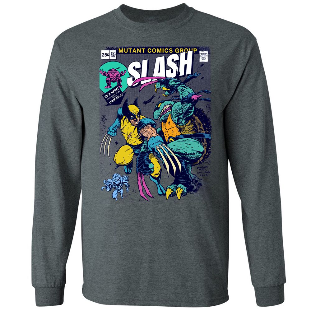 Long Sleeve T-Shirt - 43VRKSCS - Dark Heather - 15