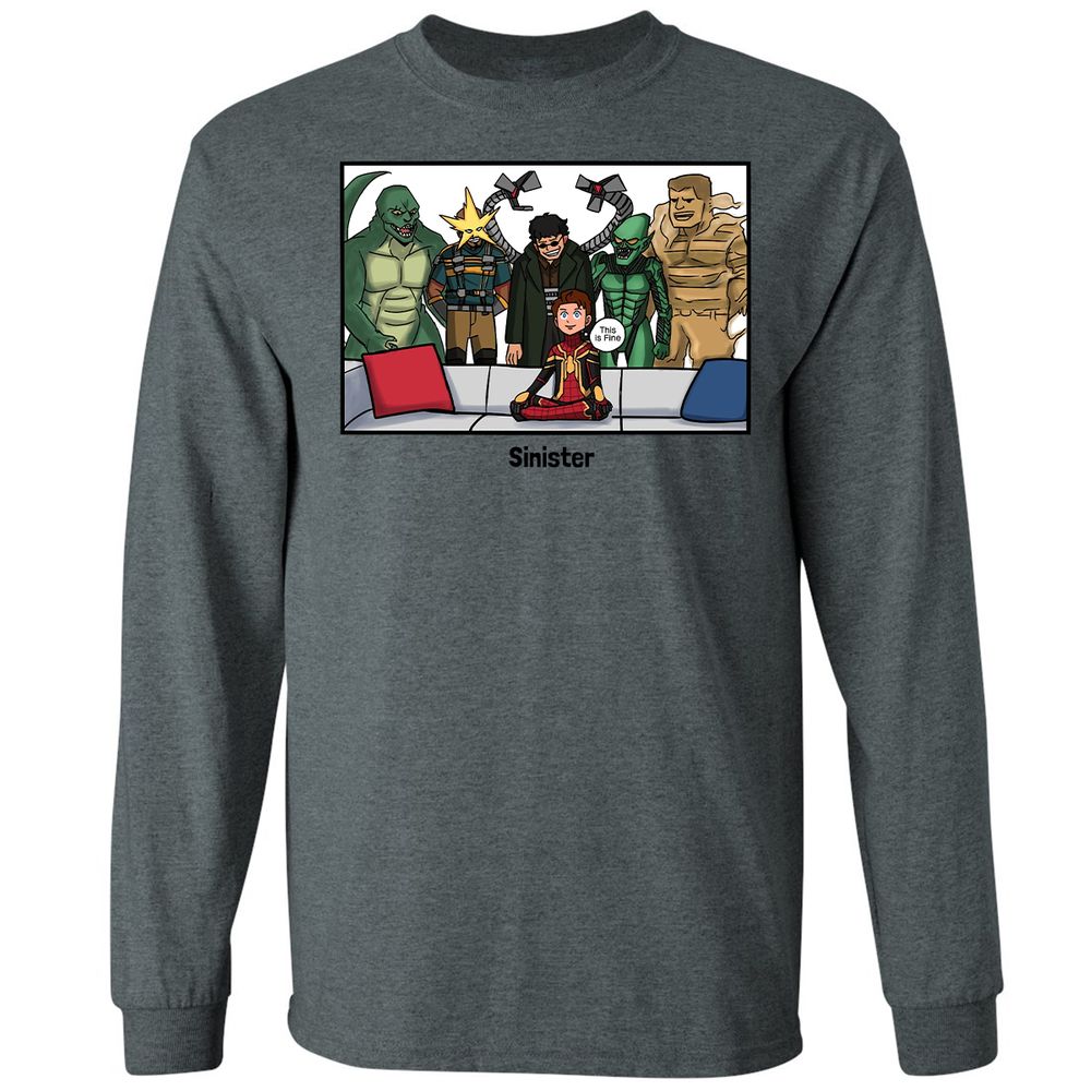 Long Sleeve T-Shirt - Z97VGDM1 - Dark Heather - 15