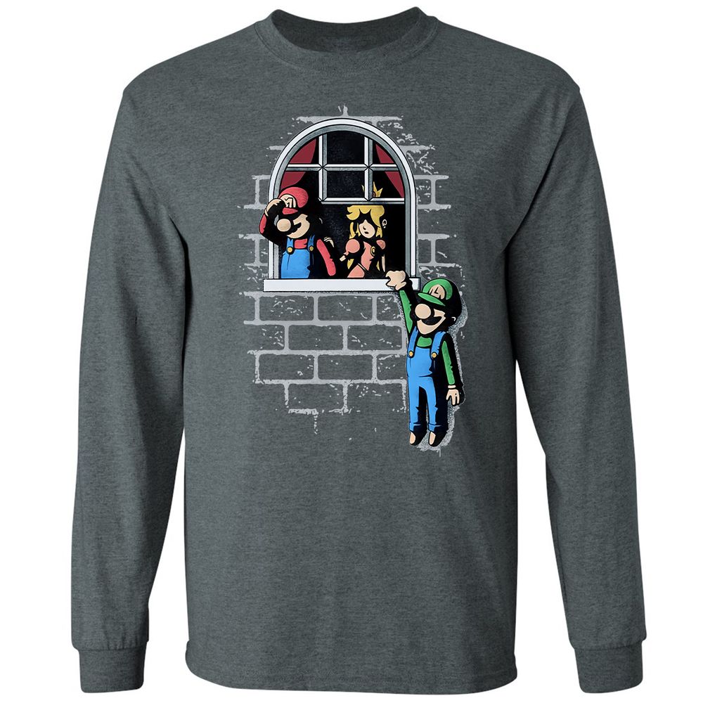 Long Sleeve T-Shirt - V5WH1QD8 - Dark Heather - 15