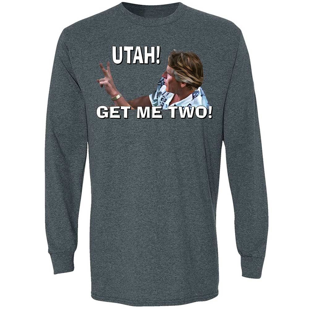 Long Sleeve T-Shirt - H69C3CDQ - Dark Heather - 15
