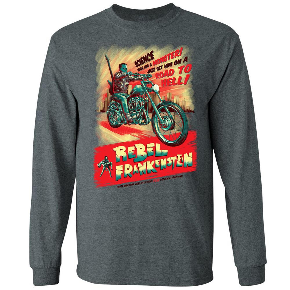 Long Sleeve T-Shirt - QVGCBFCH - Dark Heather - 15