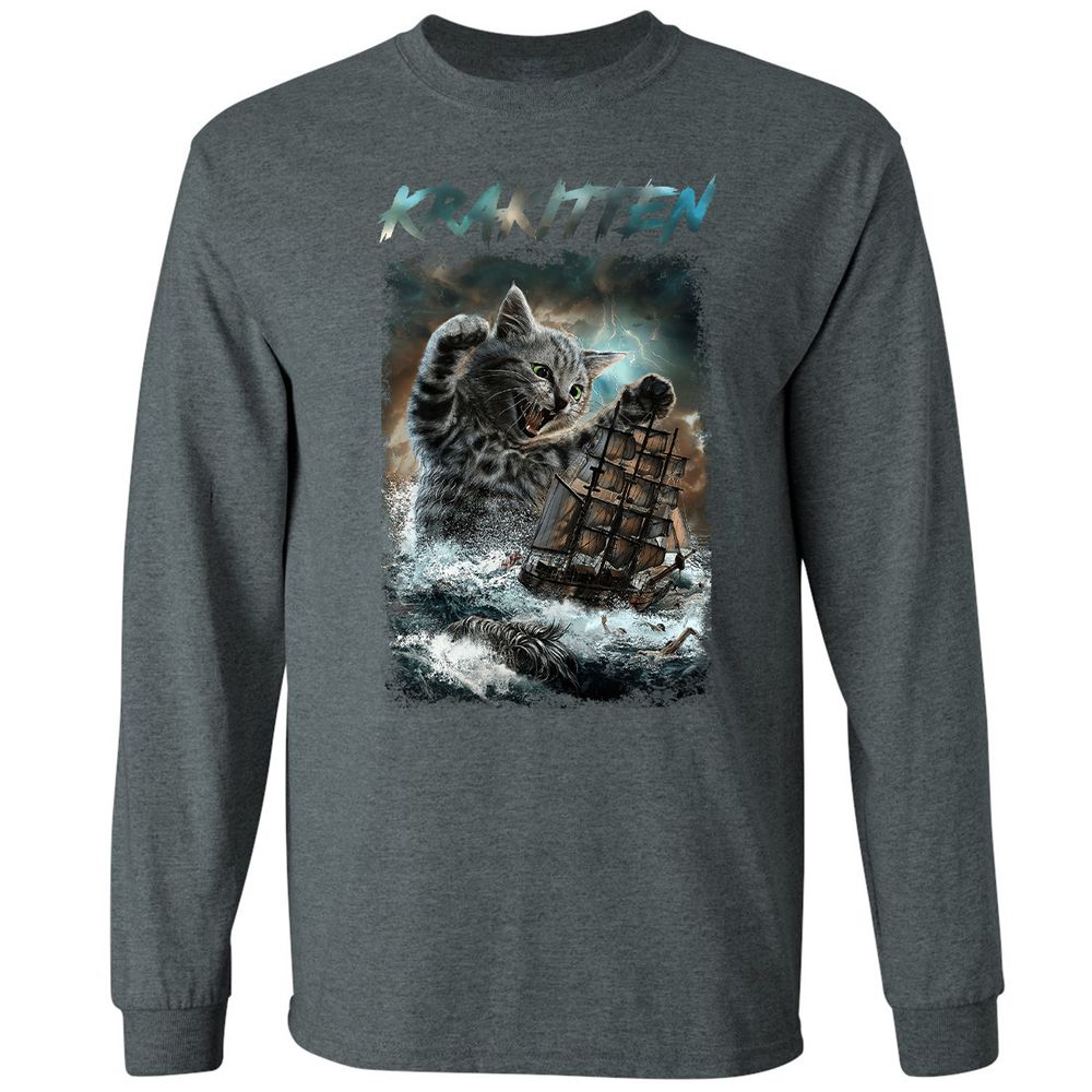 Long Sleeve T-Shirt - U99XET3C - Dark Heather - 15