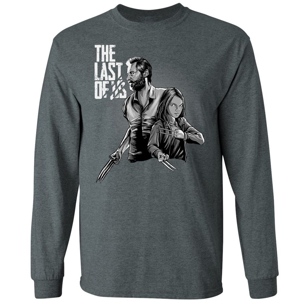 Long Sleeve T-Shirt - C6KWM5B7 - Dark Heather - 15